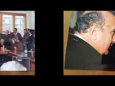 Il Presidente della dc On.Ciriaco De Mita a Sicignano Febbraio 1992