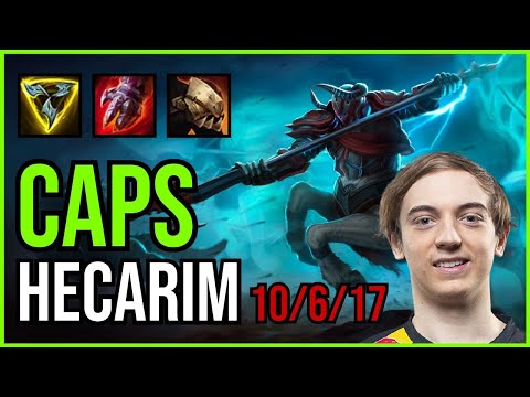 CAPS - HECARIM vs. FIDDLESTICKS Jungle | EUW GRANDMASTER | PATCH 11.2
