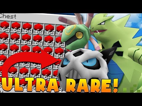 ULTRA RARE LEGENDARY Minecraft PIXELMON LUCKY BLOCK MOD CHALLENGE - Pokemon Modded Battle Minigame