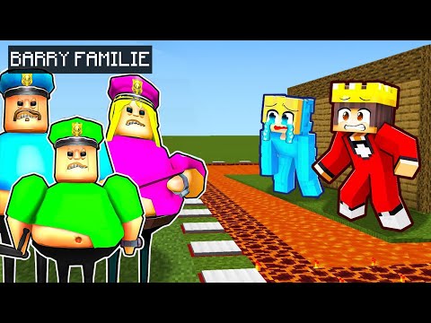 Insane battle: Barry Family vs Safest House in Minecraft!