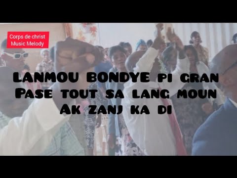 Lanmou Bondye li rich,li pi (lyrics).