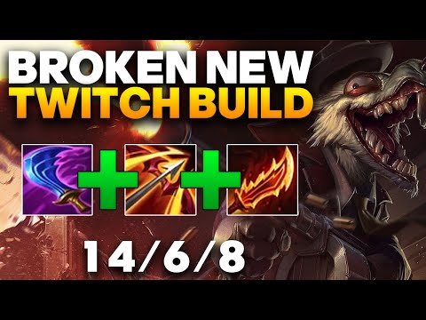 Twitch ADC Gameplay - This OP New Twitch Build Makes Him Stupidly Broken | League of Legends