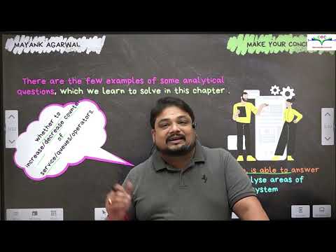 OM - SM Demo Class -2 | Queueing Model By Prof. Mayank Agarwal