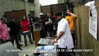 LIVE @ THE SP 1200 BOOK PARTY DJ DOOM, LEWIS PARKER, ICE ROCKS, 2011
