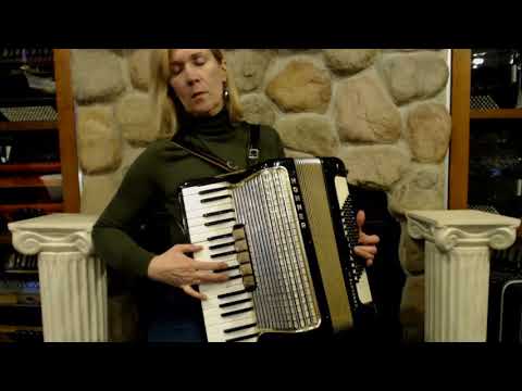 2897 - Black Gold Hohner Concerto III Piano Accordion LMM 34 72 $1199