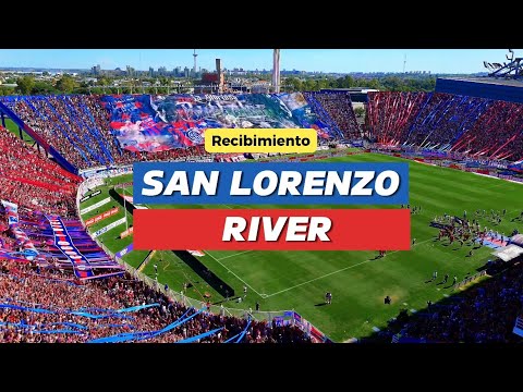 Impresionante recibimiento: San Lorenzo 0-0 River || 4K