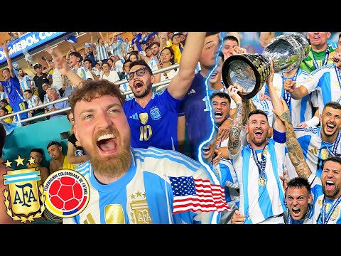 Argentinien vs. Kolumbien - FINALE Stadionvlog 🇦🇷 | MESSI GEWINNT COPA AMÉRICA 🐐😭 | ViscaBarca