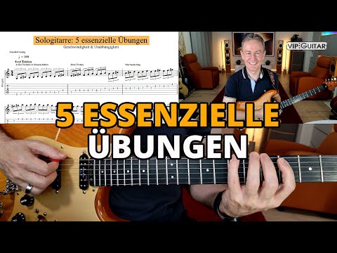 5 geniale und effektive Übungen für Unabhängigkeit & Präzision auf der Solo-Gitarre