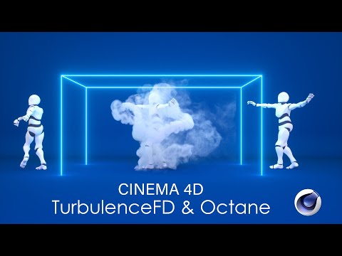 Cinema 4D Fire Animation Turbulence FD Octane Render Beginner