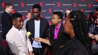 CALEEL HARRIS, ETHAN HERISSE & ASANTE BLACKK DISCUSS WHEN THEY SEE US ROLES video