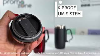 PZ6251 - 240 ML Kulplu Termos Bardak