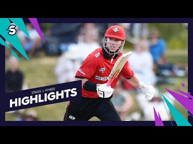 Matt Boyle 73* off 30! | Central Stags V Canterbury Kings | Super Smash 25/26 Match Highlights