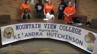 preview picture of video 'Hutchinson Signing Mountain View College'