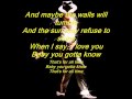 Michael Jackson- For all time lyrics 