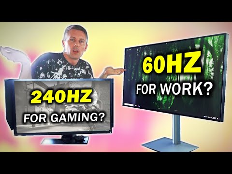 What is The BEST Monitor Explained - 240Hz 1080p Vs. 144hz 1440p Vs. 4K 60Hz