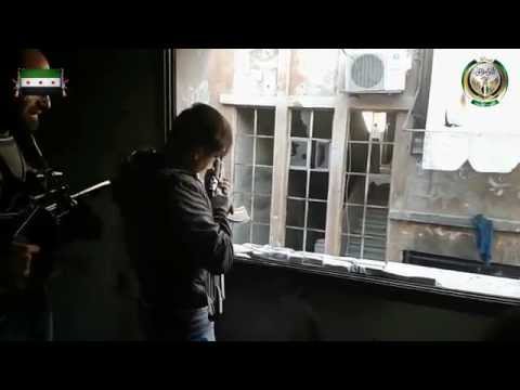 التصدي لقوات النظام على جبهة الوحدات الخاصة في القابون من قبل اللواء الأول في دمشق