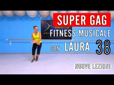 Fitness Musicale gag con Laura lezione 38