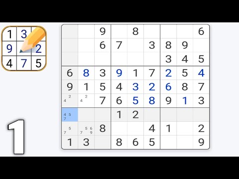 Sudoku Game - Daily Puzzles - Gameplay Walkthrough Part 1 All Levels (Android & iOS)
