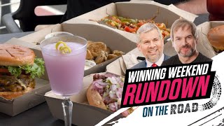 Burgers and Smoothies at LR Burger! Winning Weekend on the Road