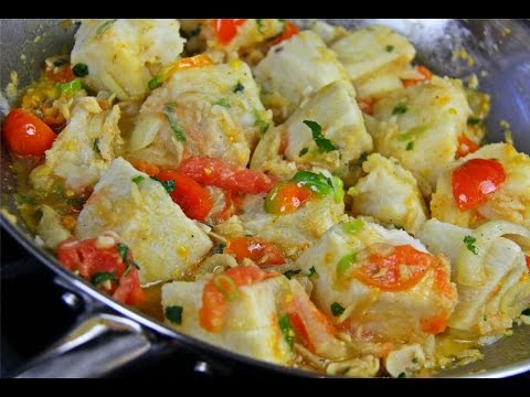 Yam With Stewed Saltfish #TastyTuesdays | CaribbeanPot.com