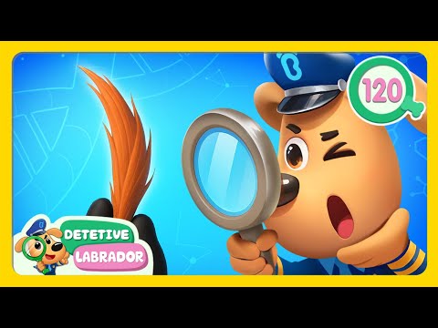 Exame de DNA 🧬 Dicas de Segurança do Detetive Labrador 🔍 Desenhos Animados
