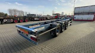 بيع العربات نصف المقطورة شاحنة نقل الحاويات Contar 40FT HIGH CUBE chassis / liftaxle / drumbrakes / NL-Chassis/ APK - صورة 4 | Autoline SD العربات نصف المقطورة شاحنة نقل الحاويات Contar 40FT HIGH CUBE chassis / liftaxle / drumbrakes / NL-Chassis/ APK | صورة 4 - Autoline