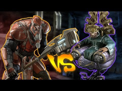 Halo Wars Unit Battle - Brute Chieftain vs Prophet of Regret