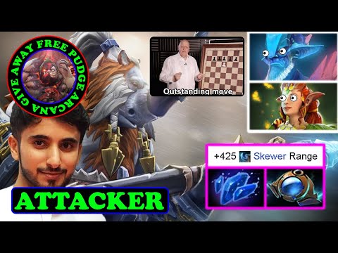 ATTACKER ULTRA LONG RANGE MAGNUS SKEWER INSANE 1800 RANGE GAME CHANGER BUILD | DOTA2OBRS