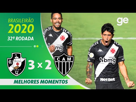 VASCO 3 X 2 ATLÉTICO-MG | MELHORES MOMENTOS | 32ª RODADA BRASILEIRÃO 2020 | ge.globo