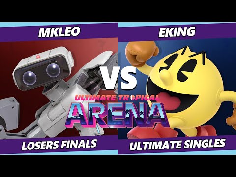 Ultimate Tropical Arena Losers Finals - MkLeo (ROB) Vs. EKING (Pac-Man) SSBU Ultimate Tournament