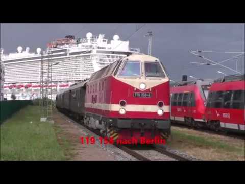Hanse Sail Sonderzüge in Rostock und Warnemünde 10.08.2019