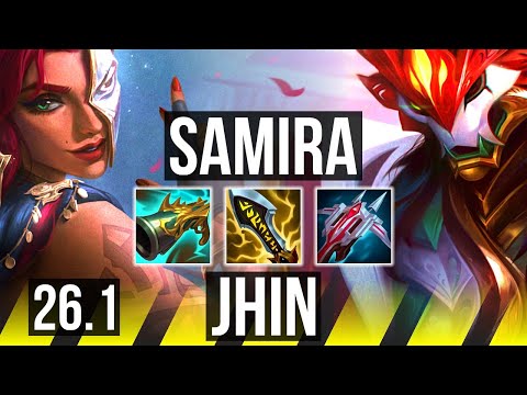 SAMIRA & Bard vs JHIN & Nami (ADC) | 59K damage, 5k gold comeback | EUW Diamond | 26.1