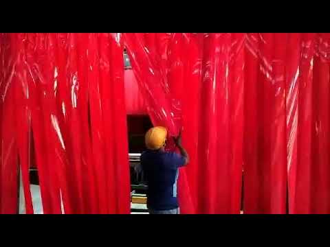 Thickness: 3 mm welding pvc strip curtain