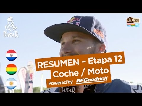 Resumen de la Etapa 12 - Coche/Moto - (Río Cuarto / Buenos Aires) - Dakar 2017