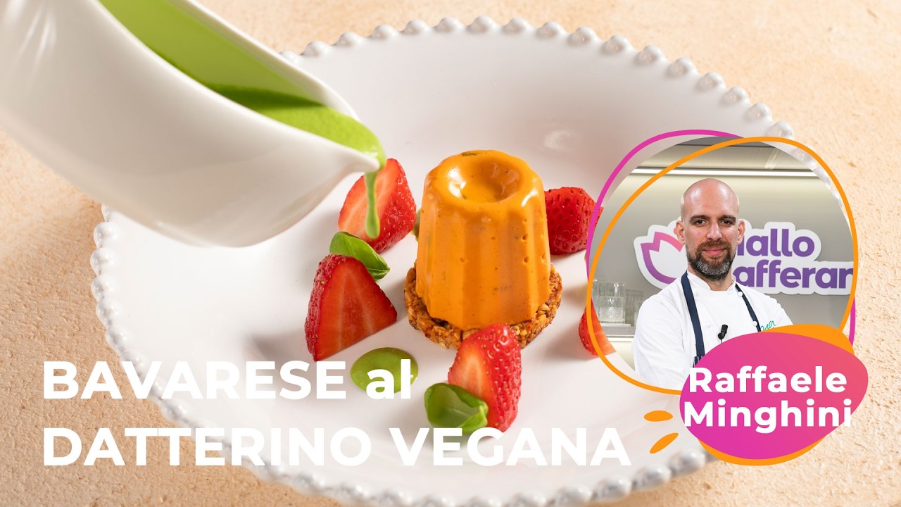 BAVARESE al DATTERINO VEGANA - RICETTA dello CHEF RAFFAELE MINGHINI✨