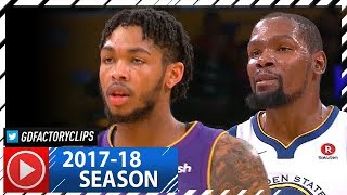 Kevin Durant vs Brandon Ingram AMAZING Duel Highlights (2017.11.29) Warriors vs Lakers - MUST WATCH!