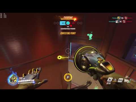 Outplaying enemies who don't look up as Lucio