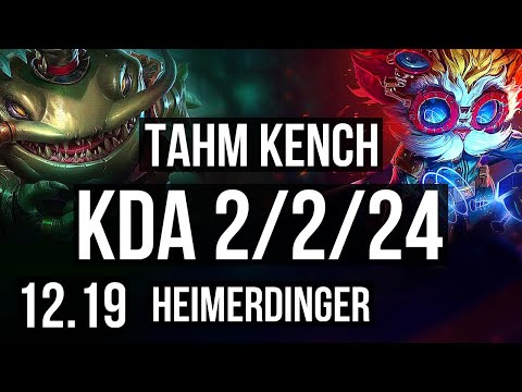 TAHM KENCH & Jinx vs HEIMERDINGER & Miss Fortune (SUP) | 2/2/24 | KR Grandmaster | 12.19
