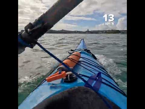 Speeding! CD Squall #seakayak #seakayaking #kayaker #newzealand