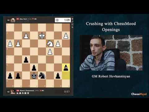 GM Robert Hovhannisyan is playing and commenting "ChessMood Weekly Tournament" on chess.com