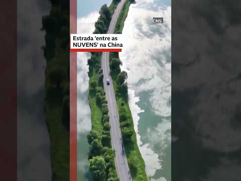 Como estrada parece estar ‘entre as nuvens’ na China