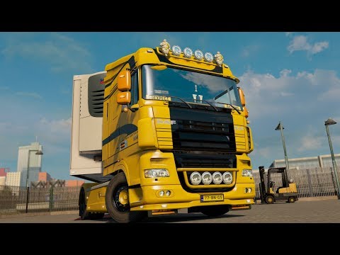 ETS2 1.30 ProMods 2.25 DAF XF105  Rotterdam - Stuttgart