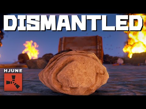 DISMANTLING A RUST CLAN starting with a rock...