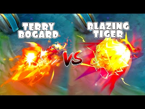 Paquito Terry Bogard KOF VS Blazing Tiger Collector Skin Comparison