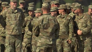 Montana National Guard Troops say goodbye before overseas deployment