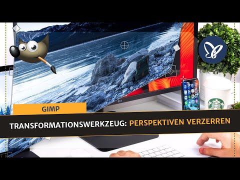 Gimp-Tutorial: Transformationswerkzeug – Skalieren, Drehen, Scheren und Perspektiven verzerren