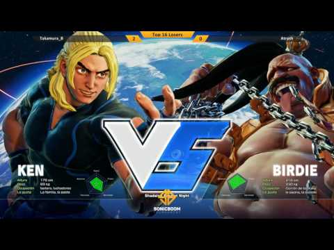 Sonic Boom IV Top 16 Losers Takamura Be (Ken) vs Atrosh (Birdie)