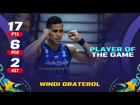 Windi Graterol 🇻🇪 | 17 PTS | 2 AST | 6 REB | Player of the Game vs. Mexico