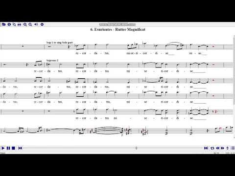 6  Esurientes   Rutter Magnificat SATB Alto