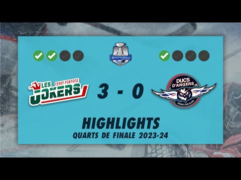 Jokers de Cergy-Pontoise 3-0 Ducs d'Angers - Highlights - Synerglace Ligue Magnus 2023/24